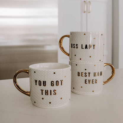 You Got This Gold Tile Coffee Mug