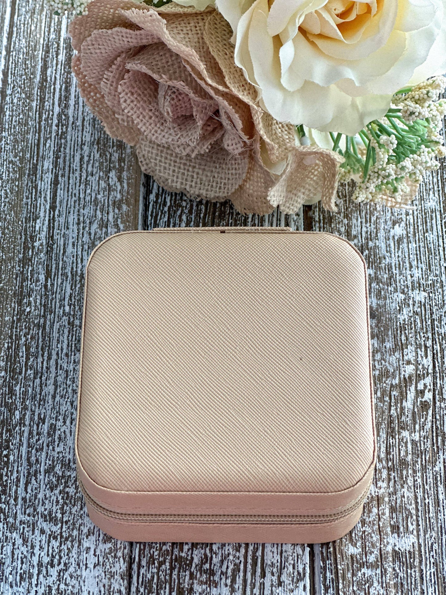 Travel Jewelry Box "Tan"