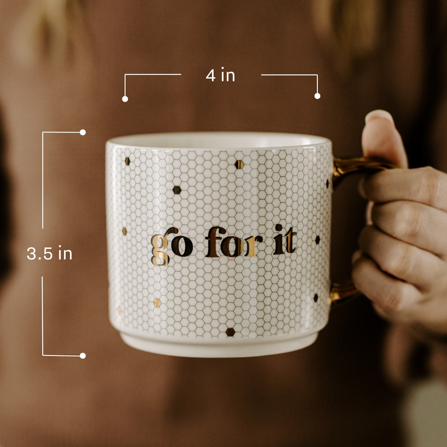 You Got This Gold Tile Coffee Mug