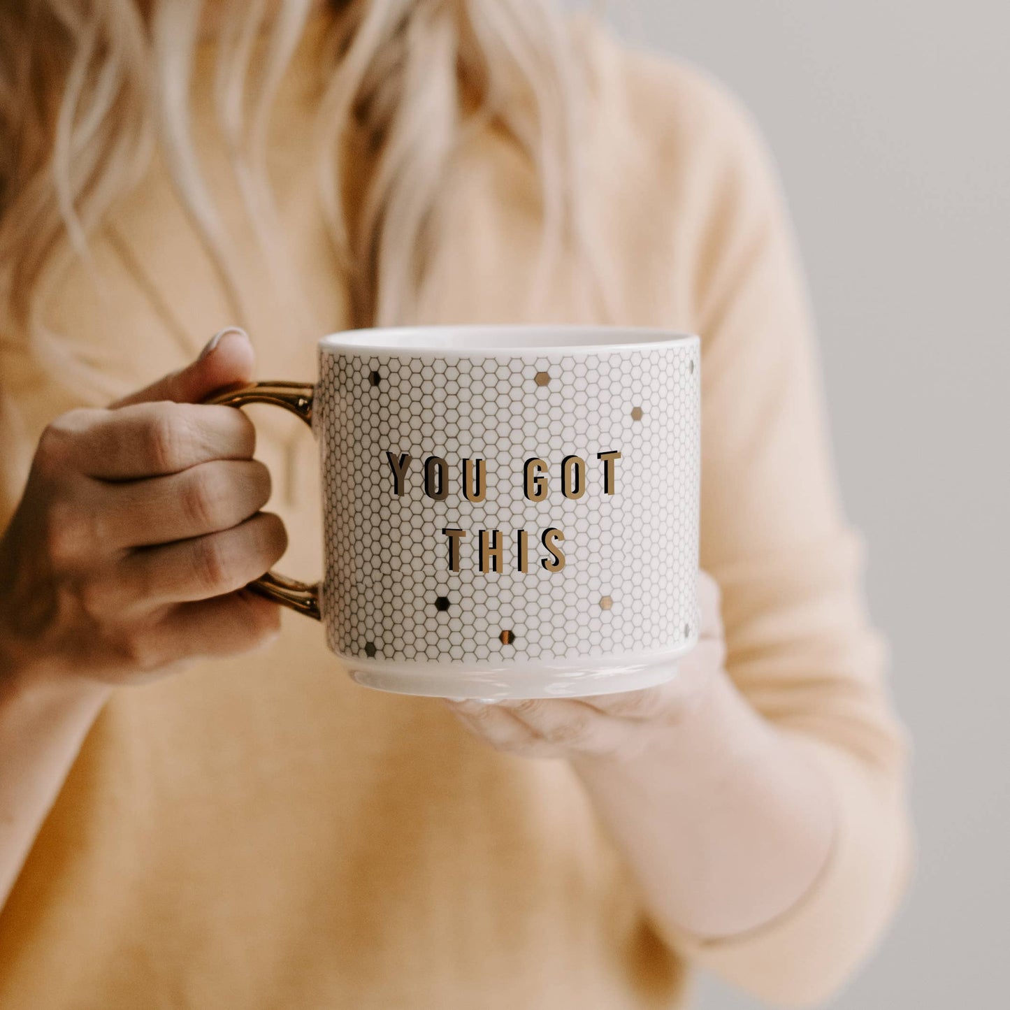 You Got This Gold Tile Coffee Mug