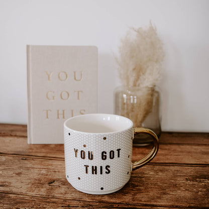 You Got This Gold Tile Coffee Mug